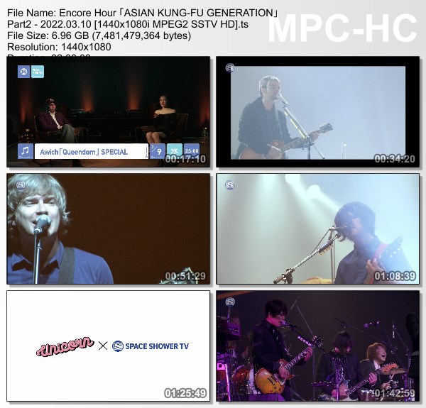 [TV-Variety] Encore Hour ASIAN KUNG-FU GENERATION Part2 (SSTV 2022.03.10)