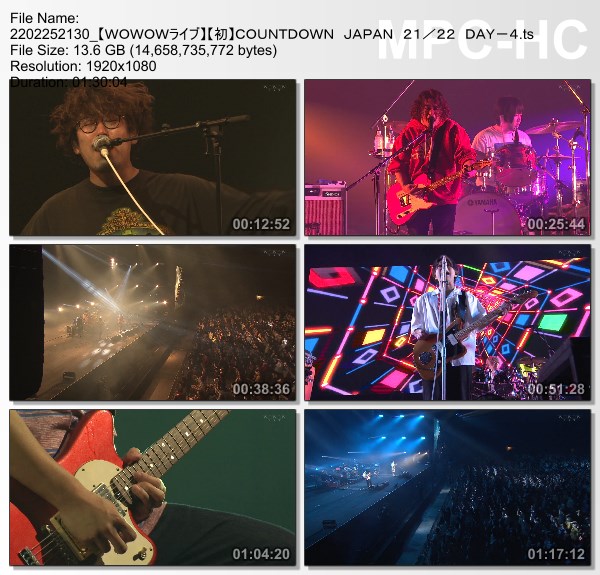 [TV-Variety] COUNTDOWN JAPAN 21/22 DAY-4 (WOWOW Live 2022.02.25)