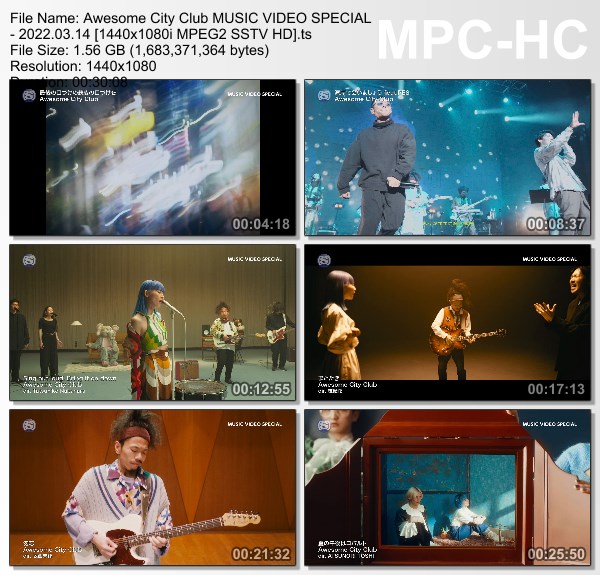 [TV-Variety] Awesome City Club MUSIC VIDEO SPECIAL (SSTV 2022.03.14)